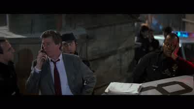 Sir the FBI is hereThe FBI is here now Yes sir Right over thereHold thisWant a breath mint - Die Hard