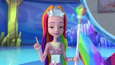Right, Pepper.
And that means if the hermit crab - Rainbow Rangers