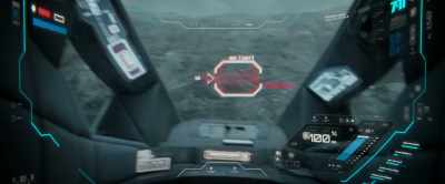 Right rear stabilization
thruster depleted. - Distant