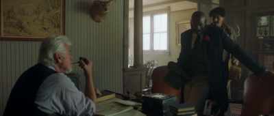 Right, right. Uh, sir, we, uh...
[clears throat] - Outlaw Johnny Black