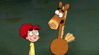 - Right. [sniffing] - It's Pony
