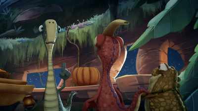 Right! So, the thing that makes
my bread extra delicious - Gigantosaurus