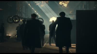 Right. Ten bob a man. Two pound there for you. What about security? Yeah, well about that. By order - Peaky Blinders