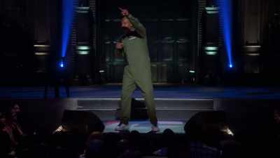 Right there in the kitchen
is a heroin-addicted white and... - Dave Chappelle: Sticks & Stones