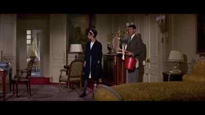 Right. There's the bathroom.
Take off your clothes. - How to Steal a Million