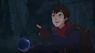 Right! Uh, Rayla, finishing move.
You got this! Slash! - The Dragon Prince