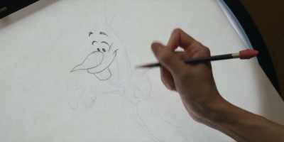Right underneath that nice big
curve that I drew for the upper lip. - Sketchbook