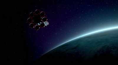 Right when we had to consider
withdrawing from the Earthsphere again... - Godzilla: The Planet Eater