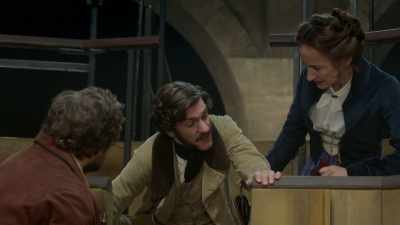 Right, where's the patient? Sorry to
keep you waiting. Come down, please. - Quacks