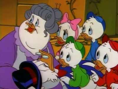 Right, you were so worried
that you left her on a beach - DuckTales