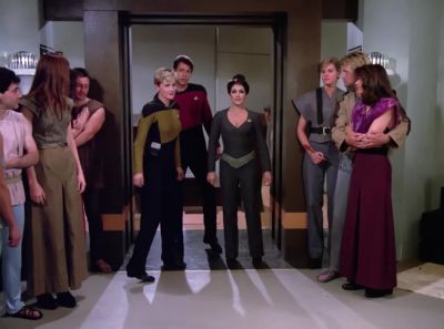 Riker to Enterprise. - Star Trek: The Next Generation