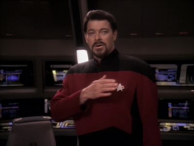 - Riker to Kraxon.
- Go ahead. - Star Trek: Deep Space Nine