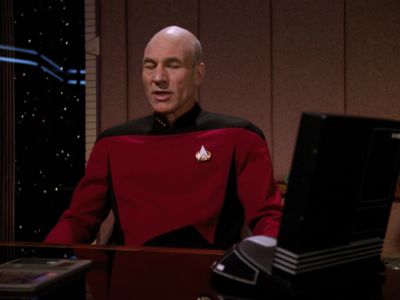 - Riker to Picard.
- Yes, Number One. - Star Trek: The Next Generation