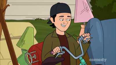 [rings bell] - Corner Gas Animated