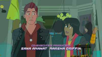 Riri's at the science festival, - Marvel Rising: Playing with Fire