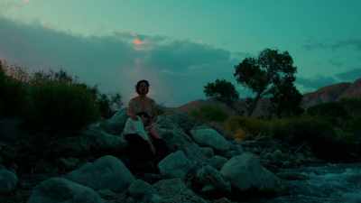 (river flows)
(melancholy music continues) - Over The Red River