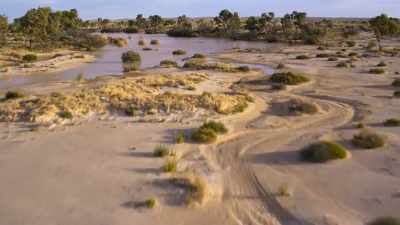 Riverbeds that have been dry for years
suddenly fill. - Our Planet