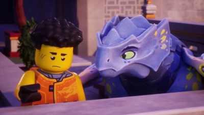 -[Riyu chirping]
-Yeah, Ras is probably lying. - LEGO Ninjago: Dragons Rising