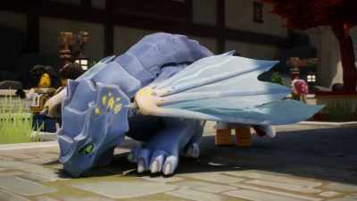 [Riyu continues
sniffing, squawks] - LEGO Ninjago: Dragons Rising
