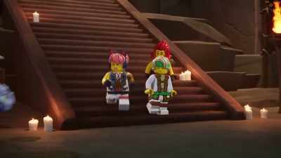 [Riyu panting, warbles] - LEGO Ninjago: Dragons Rising