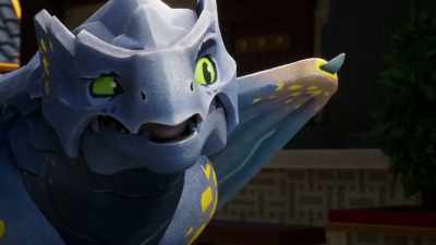 [Riyu sniffing] - LEGO Ninjago: Dragons Rising
