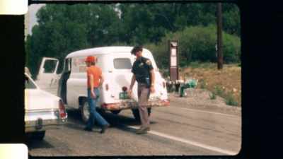 Roadblocks have
been set up - Ted Bundy: Falling for a Killer