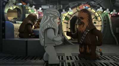 -(ROARING)
-(GIBBERS) - LEGO Star Wars Holiday Special