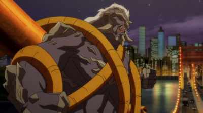 [roaring and grunting] - The Death and Return of Superman
