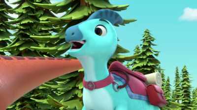 (roaring happily) - Dino Ranch