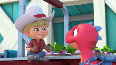 (roaring questioningly) - Dino Ranch