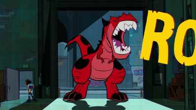 (roars) - Marvel's Moon Girl and Devil Dinosaur