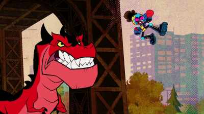 [roars] - Marvel's Moon Girl and Devil Dinosaur