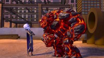 (roars, spits) - Megamind vs. the Doom Syndicate