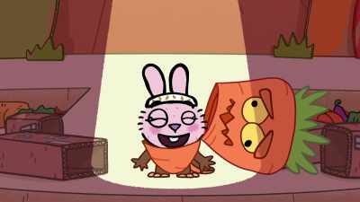 [roars]
[stomps] - Love Monster