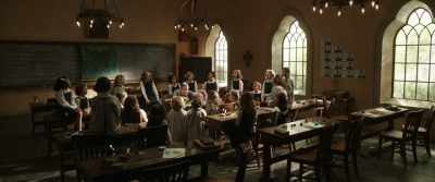 - (ROARS)
- (STUDENTS GASP) - The Nun
