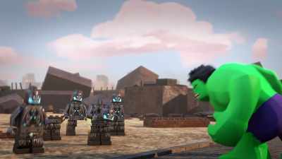 - [roars]
- [Ultron screams] - LEGO Marvel Avengers: Time Twisted