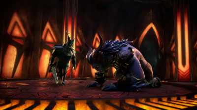 [roars, whimpers] - Wizards: Tales of Arcadia