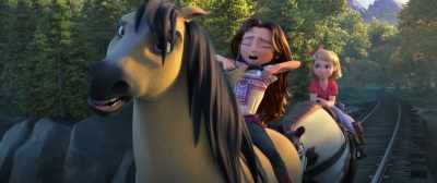 - (ROARS) You're liable to cramp.
- I know, I know. - Spirit Untamed