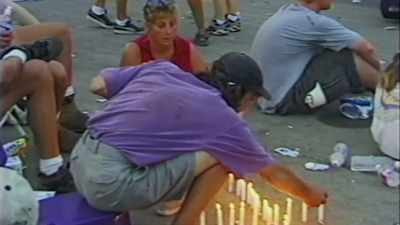 ROB: They handed out candles, - Woodstock 99: Peace Love and Rage