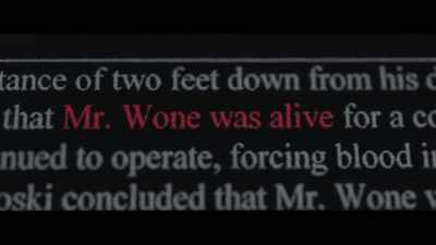 Robert Wone was still alive - Who Killed Robert Wone?
