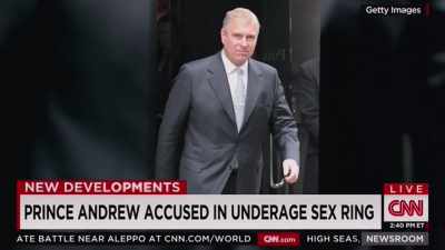 -Roberts claims that she was
forced to have sexual relations - Prince Andrew: Banished