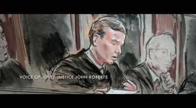 ROBERTS: Well, then it doesn’t
seem to help you make the point - All In: The Fight for Democracy