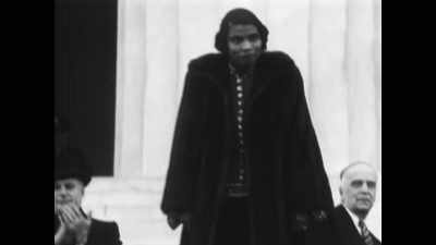 [Robin Gerber] Marian Anderson
is standing there, - First Ladies
