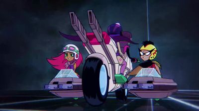 Robin, Starfire, take 'em out. - Teen Titans Go!