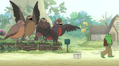 [robins gasp, cheering] - Frog and Toad