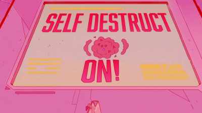 -[robot drone]
Self-destruct initiated.
-[machine beeping] - ThunderCats Roar