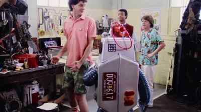 - Robot, stop. - High School U.S.A.