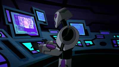 ROBOT: Threat aborted.
COMPUTER: Brainiac Prime. - Justice League Action