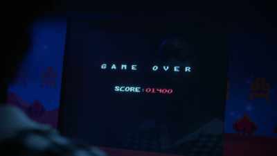 ROBOTIC VOICE: Game over, stupid human. - Saturdays