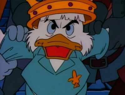 [robotic voice]
Sorry, I'm technically you, - DuckTales